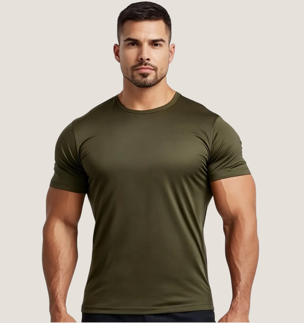 T-shirt Tech - Caqui