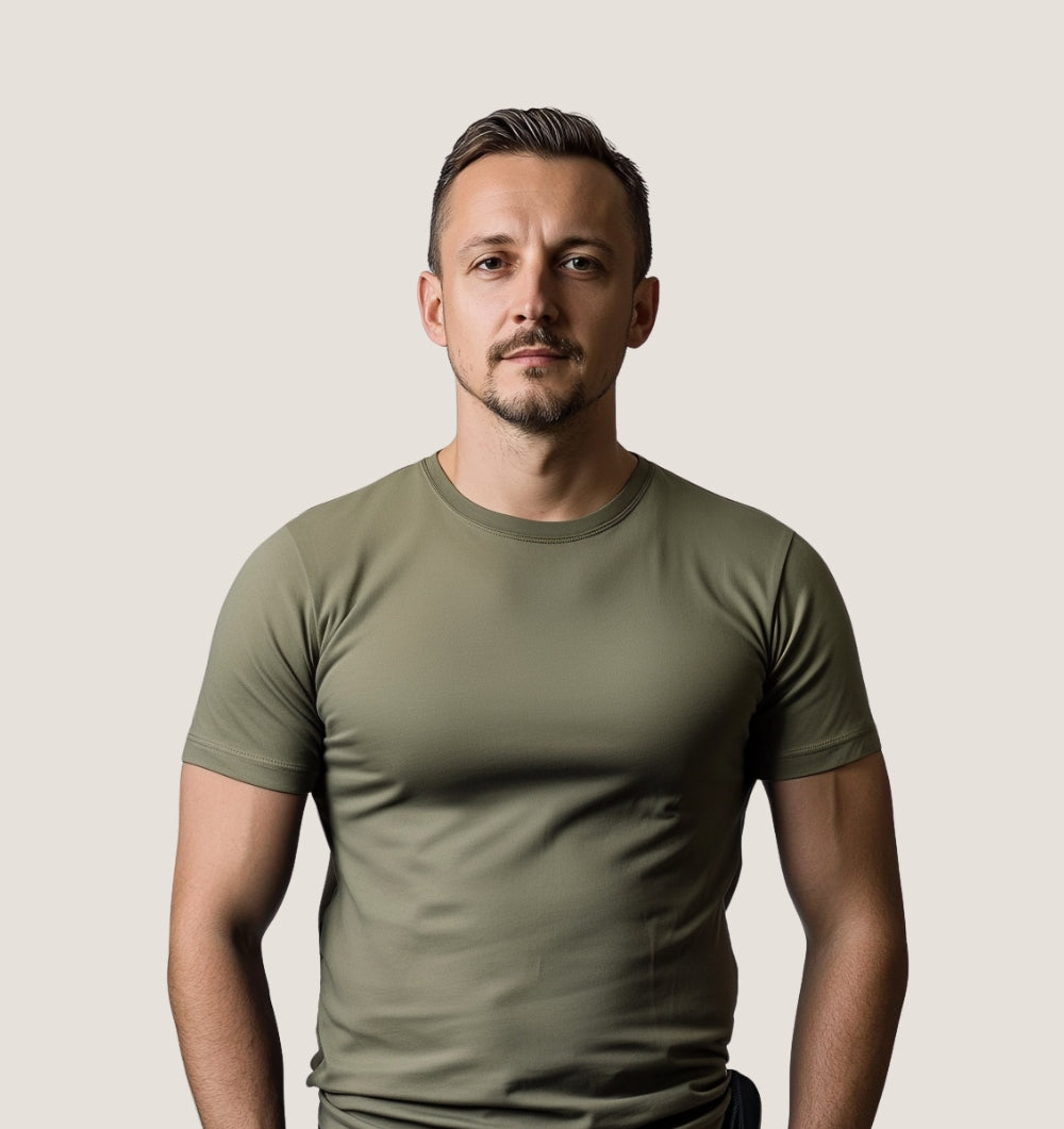 T-shirt Tech - Caqui
