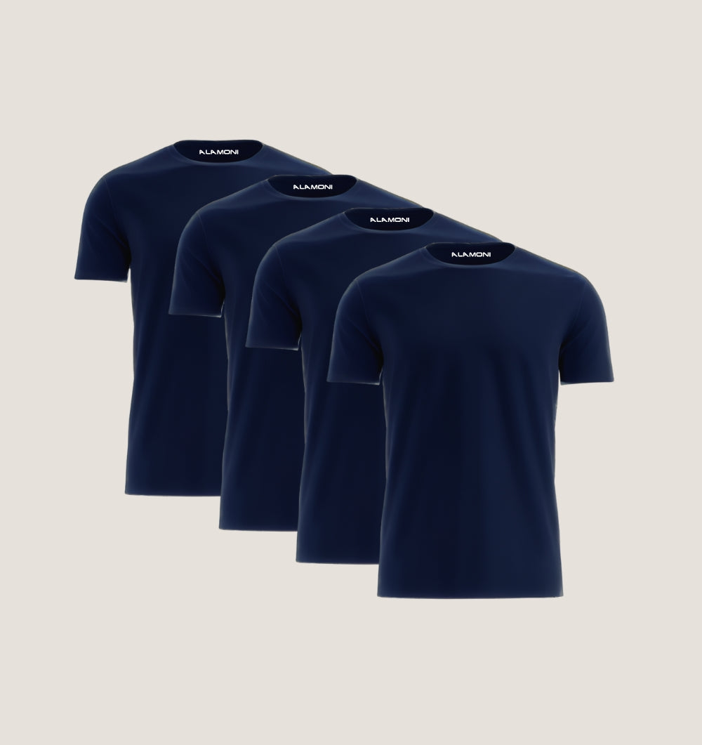 Pack de 4 | Azul Marinho