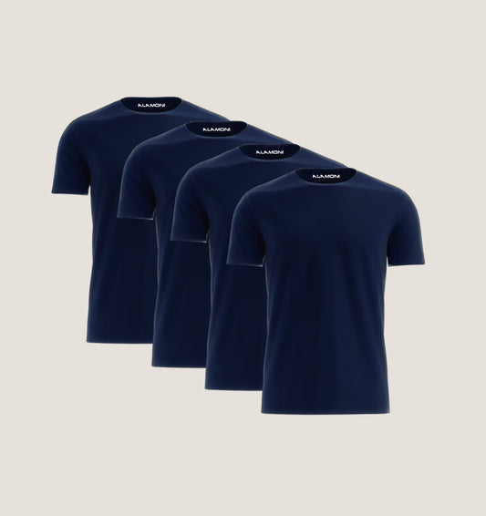 Pack de 4 | Azul Marinho