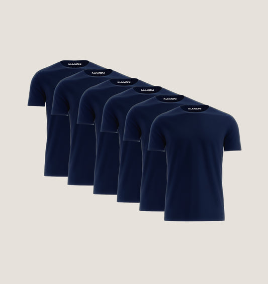 Pack de 6 | Azul Marinho