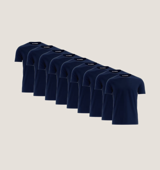 Pack de 9 | Azul Marinho