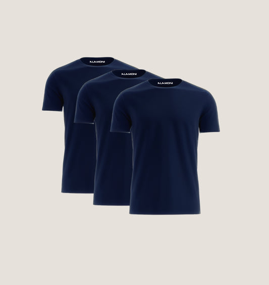 Pack de 3 | Azul Marinho