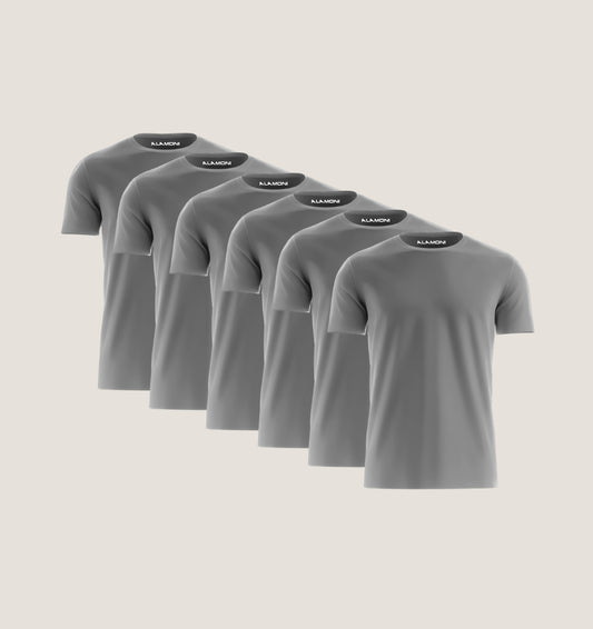 Pack de 6 | Cinzento