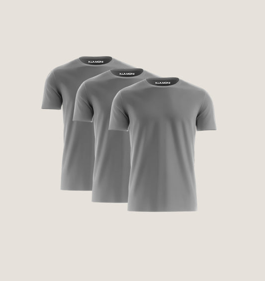 Pack de 3 | Cinzento