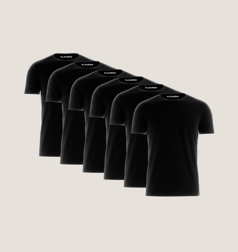Pack de 6 - Preto