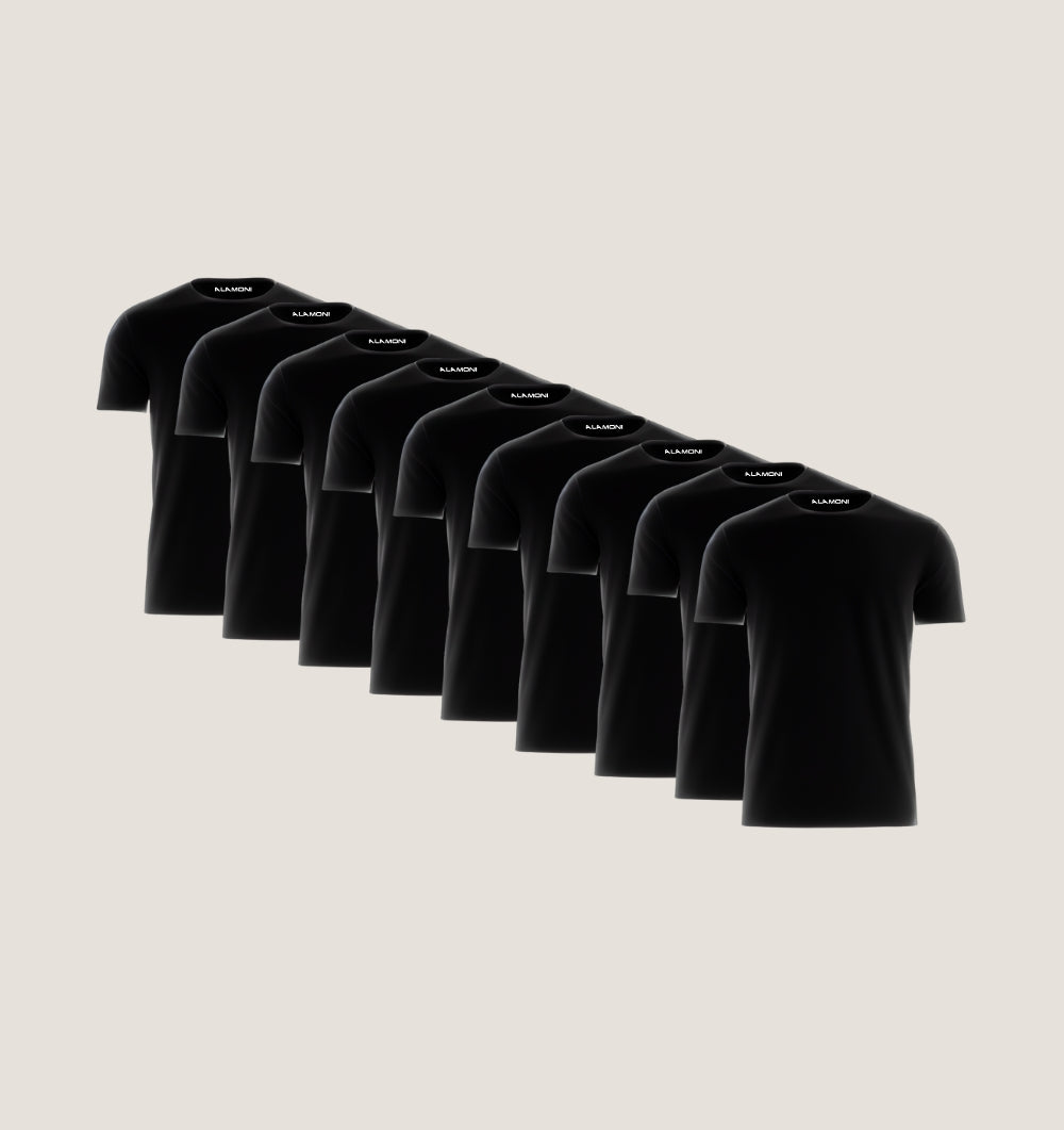 Pack de 9 | Preto