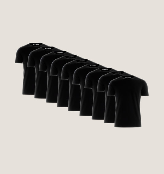 Pack de 9 | Preto
