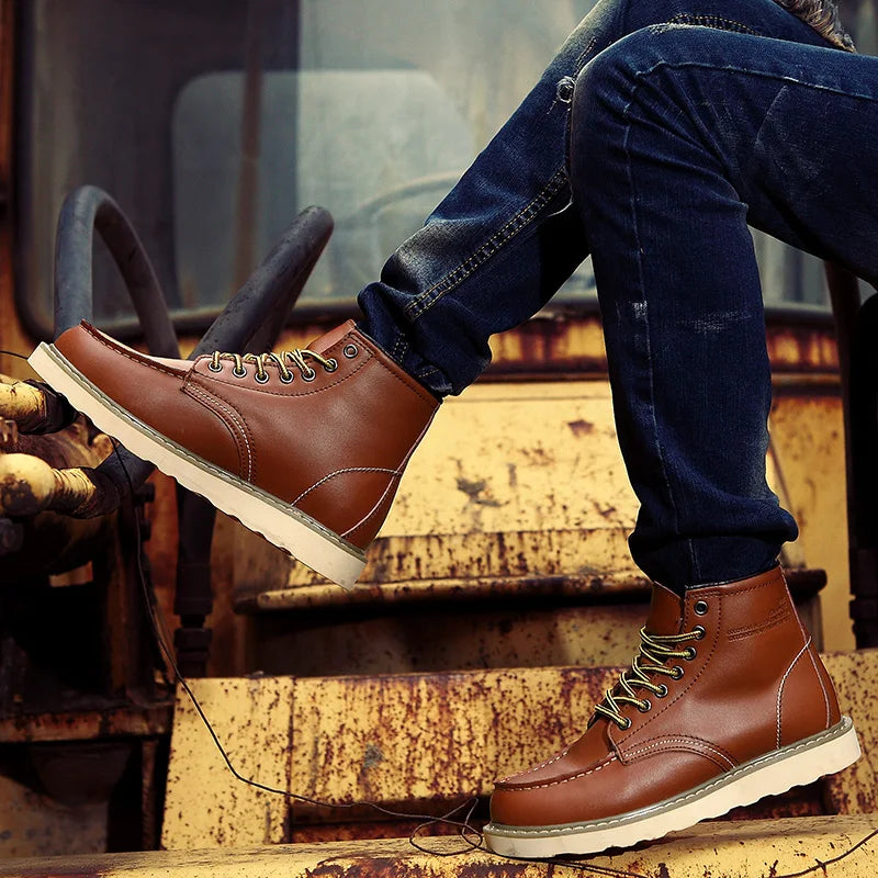 Dustin | Bottes d'hiver en cuir