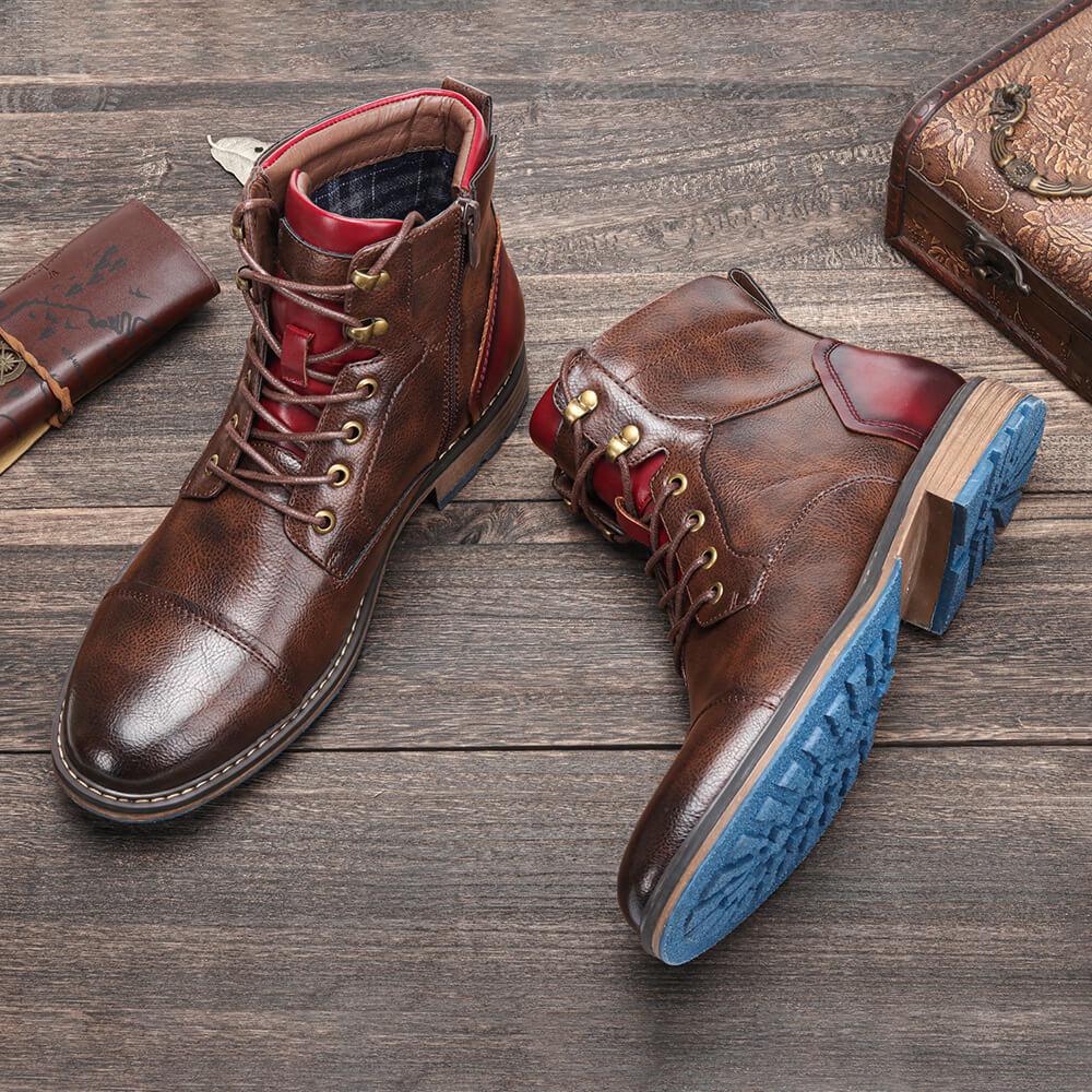 Aaron | Botas Oxford em couro premium feitas à mão