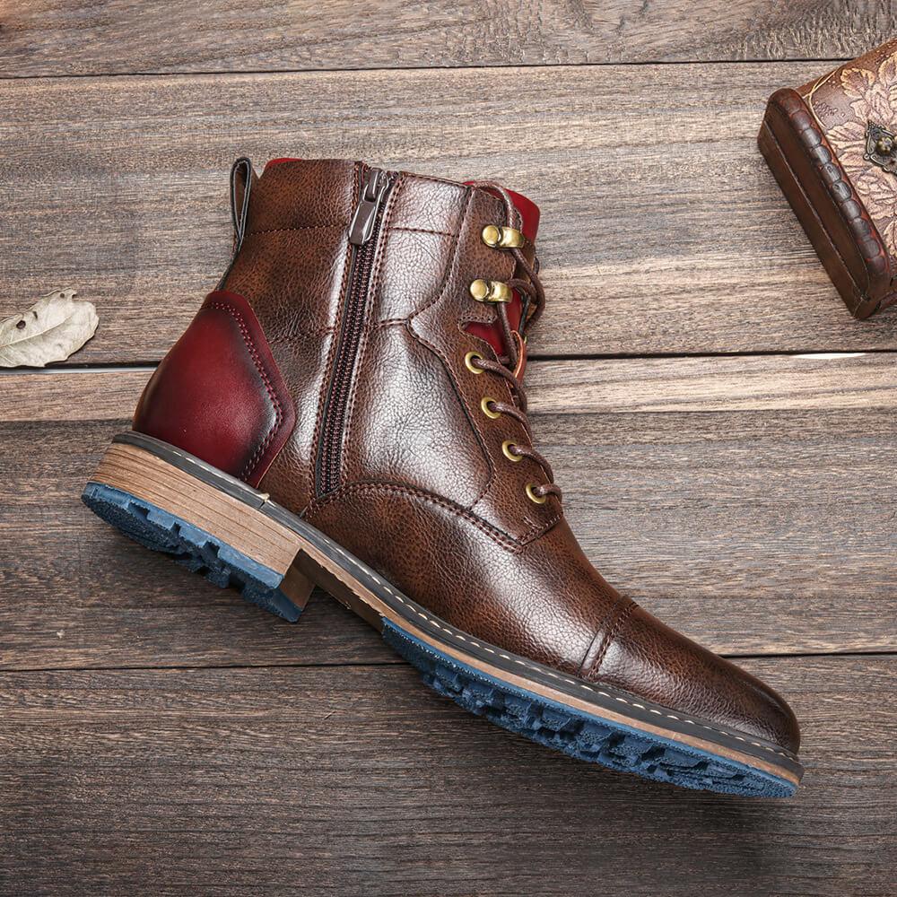 Aaron | Botas Oxford em couro premium feitas à mão