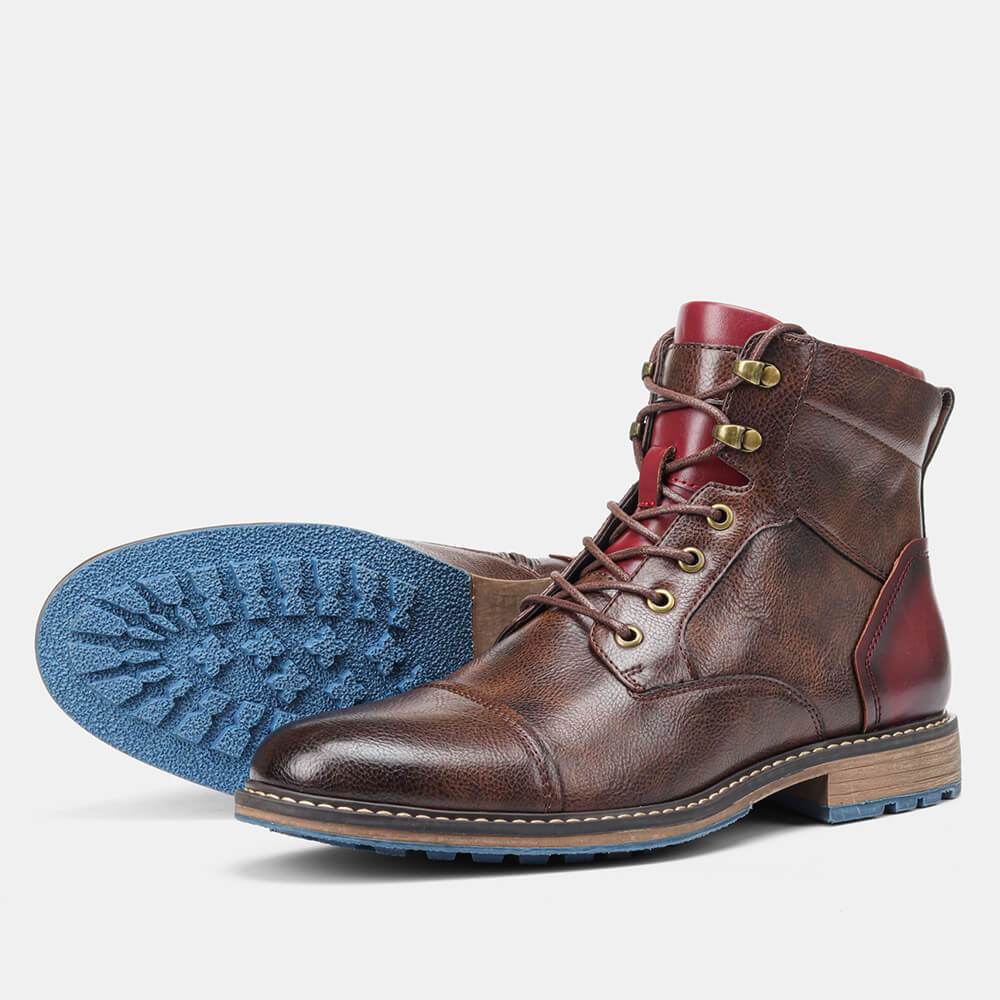 Aaron | Botas Oxford em couro premium feitas à mão